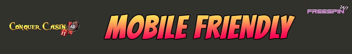 Conquer Casino-mobile-friendly