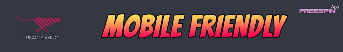 React Casino-mobile-friendly